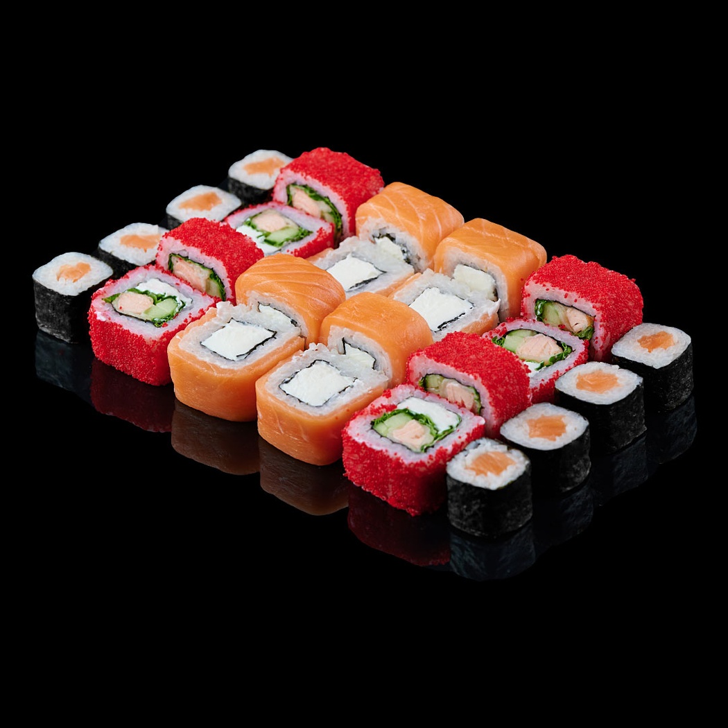 Большие наборы суши роллы фото 118